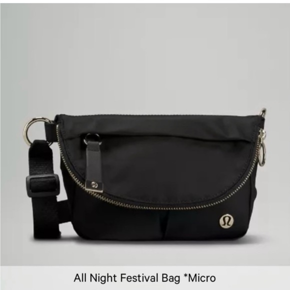 lululemon athletica Handbags - Lululemon all night festival bag, 2L, like new condition